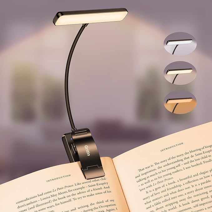 book light for reading in bed at night